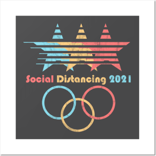 Social Distancing 2021 Posters and Art